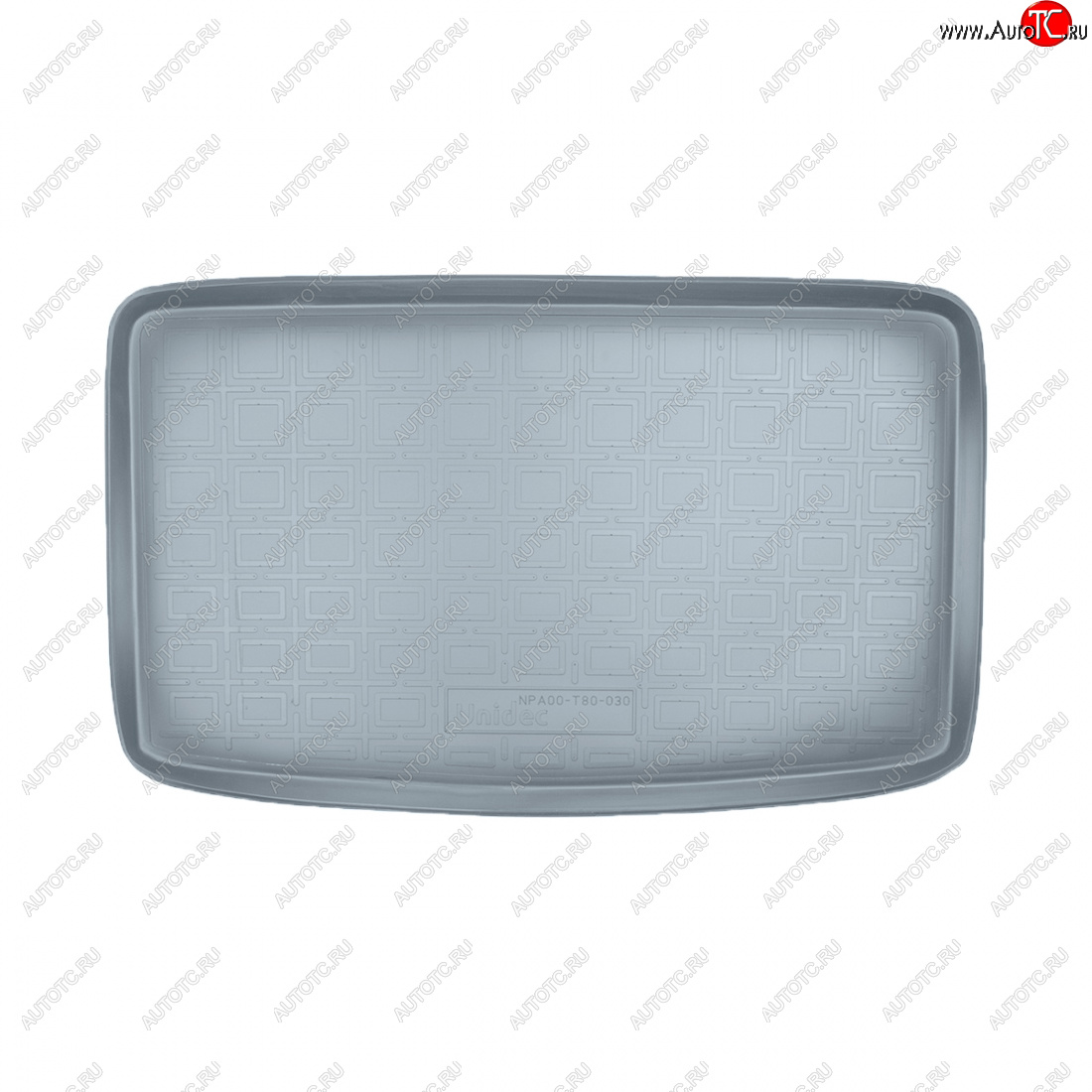 1 769 р. Коврик багажника Norplast Unidec (7 мест разложенный 3-й ряд)  Seat Alhambra  7N (2010-2020) дорестайлинг, рестайлинг (серый)  с доставкой в г. Воронеж