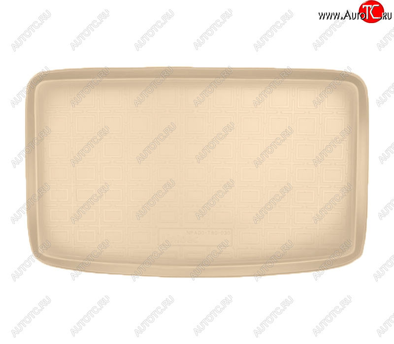 1 209 р. Коврик багажника Norplast Unidec  Seat Alhambra  7N (2010-2020) дорестайлинг, рестайлинг (Цвет: бежевый)  с доставкой в г. Воронеж