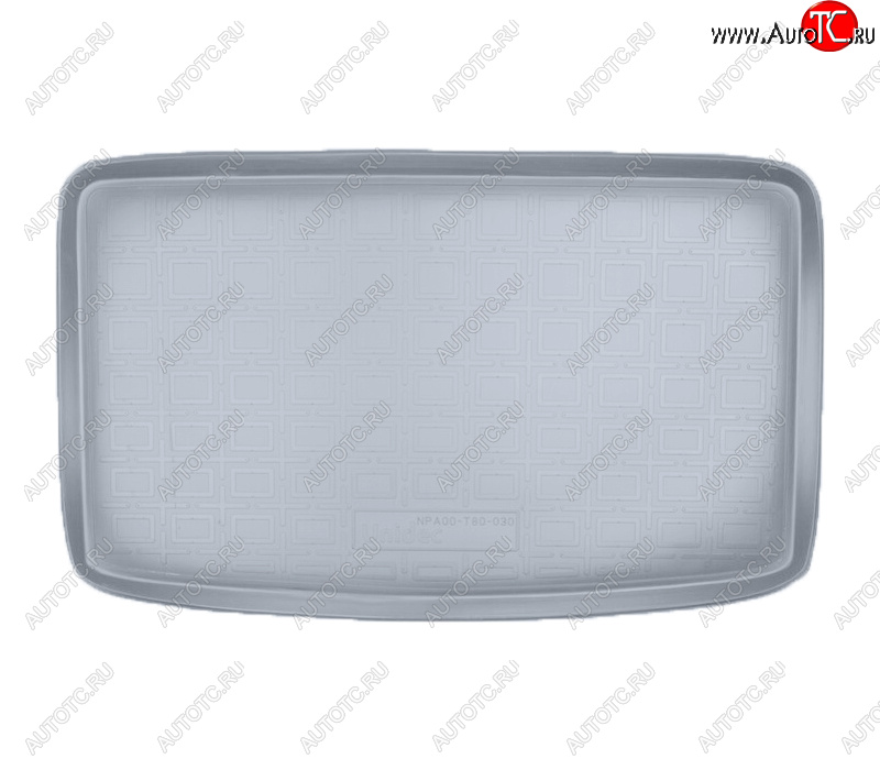 1 209 р. Коврик багажника Norplast Unidec  Seat Alhambra  7N (2010-2020) дорестайлинг, рестайлинг (Цвет: серый)  с доставкой в г. Воронеж