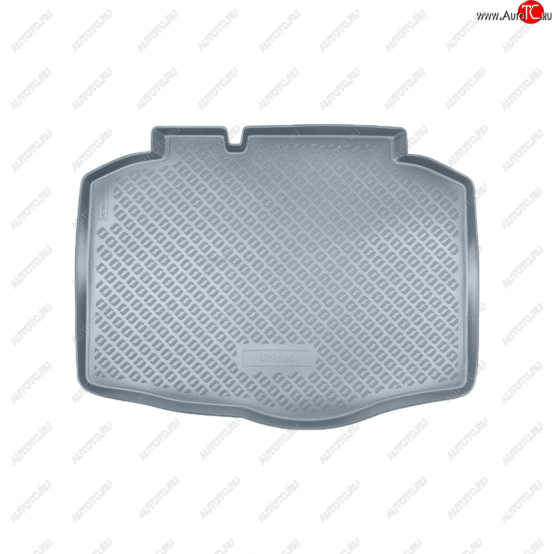 2 079 р. Коврик багажника Norplast Unidec  Seat Ibiza  KJ хэтчбэк 5 дв. (2017-2021) дорестайлинг (серый)  с доставкой в г. Воронеж