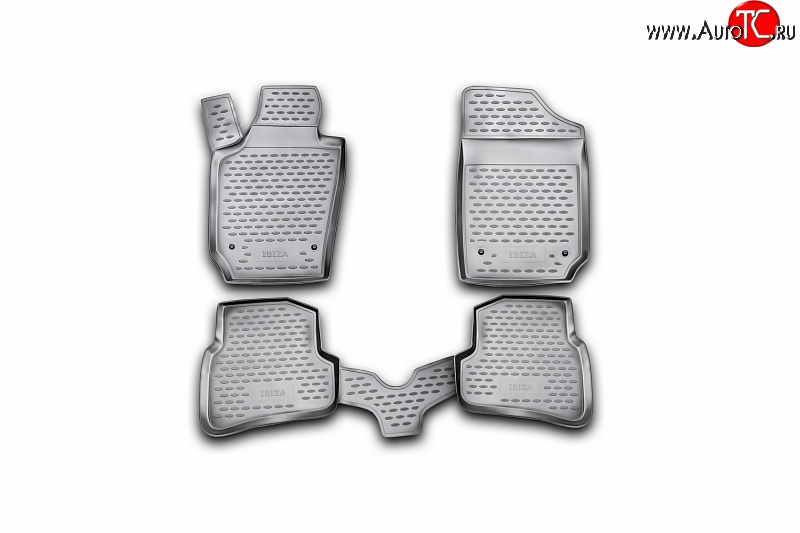2 499 р. Коврики в салон Element 4 шт. (полиуретан)  Seat Ibiza ( 6J,6P универсал,  6J хэтчбэк 5 дв.) (2008-2012) дорестайлинг, доресталийнг  с доставкой в г. Воронеж