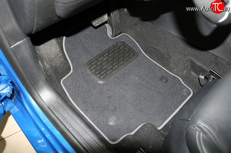 3 179 р. Коврик в салони Element 5 шт. (текстиль) (АКПП) Seat Leon 1P хэтчбэк 5 дв. дорестайлинг (2005-2009)  с доставкой в г. Воронеж