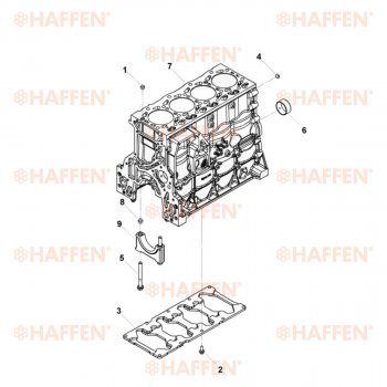 101 999 р. Блок цилиндров ISF 3.8 (Евро 4) HAFFEN  Foton Aumark (2010-2025), Foton BJ1049 (2007-2025), Foton BJ1069 (2007-2025), Foton Sauvana (2014-2020), Foton Tunland (2012-2019), ГАЗ Валдай  (3310) (2004-2016), ГАЗ Валдай Некст (2020-2025), МАЗ 4370 Зубренок (1999-2015), ПАЗ 3204 ( Vector,  Vector Next) (2006-2025), ПАЗ 4234 (2002-2025)  с доставкой в г. Воронеж. Увеличить фотографию 6