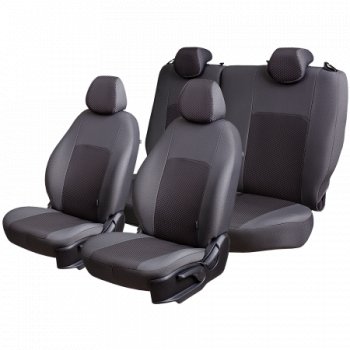 7 849 р. Чехлы сидений Lord Autofashion Дублин (жаккард, 60/40, раздельное заднее сиденье и спинка, подлокотник, отдельный бок, 3Г-образ. подголовника)  Geely Emgrand EC7 (2009-2016) седан дорестайлинг, хэтчбек (Серый, стежок серый)  с доставкой в г. Воронеж. Увеличить фотографию 3
