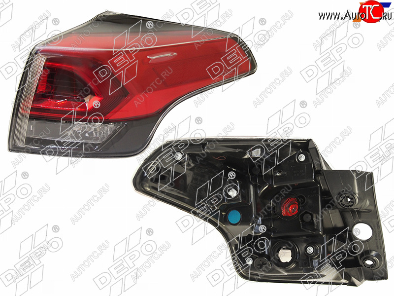 11 299 р. Правый фонарь задний (LED) DEPO Toyota RAV4 XA40 5 дв. рестайлинг (2015-2019)  с доставкой в г. Воронеж