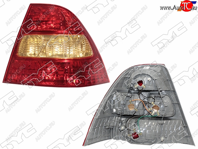 5 349 р. Правый фонарь задний TYC Toyota Corolla E120 седан дорестайлинг (2000-2004)  с доставкой в г. Воронеж