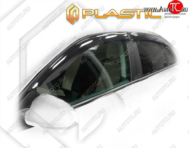 1 999 р. Дефлектора окон CA-Plastic  Volkswagen Jetta  A5 (2005-2011) седан (Classic полупрозрачный, Без хром. молдинга)  с доставкой в г. Воронеж