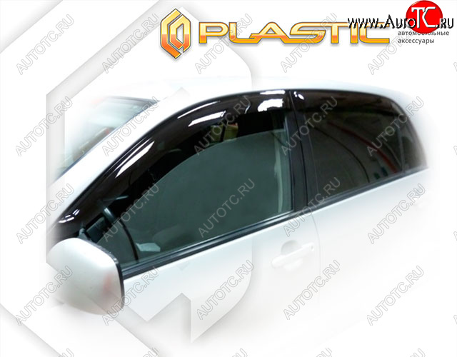 1 999 р. Дефлектора окон CA-Plastic  Toyota Corolla Runx  E120 (2004-2007) хэтчбэк 5 дв. 2-ой рестайлинг (Classic полупрозрачный, Без хром. молдинга, Крепление только на скотч)  с доставкой в г. Воронеж