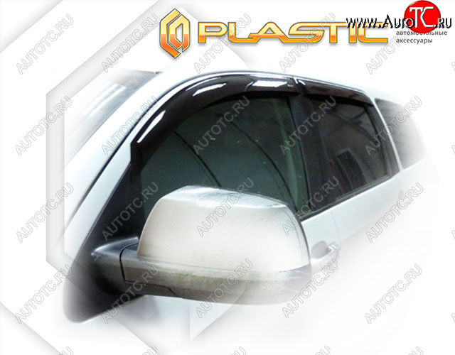 2 079 р. Дефлектора окон CA-Plastic Toyota Sequoia XK30, XK40 дорестайлинг (2000-2004) (Classic полупрозрачный, Без хром. молдинга)  с доставкой в г. Воронеж