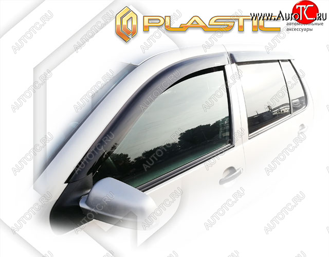 1 999 р. Дефлектора окон CA-Plastic Volkswagen Golf 4 (1997-2003) (Classic полупрозрачный, Без хром. молдинга)  с доставкой в г. Воронеж
