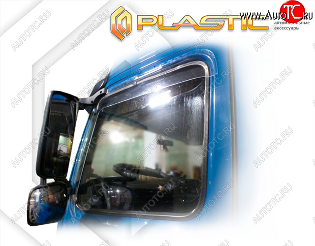 2 199 р. Дефлектора окон (FH, FM, NH, FM4) CA-Plastic  Volvo FH  13 (2013-2025) (Classic полупрозрачный)  с доставкой в г. Воронеж
