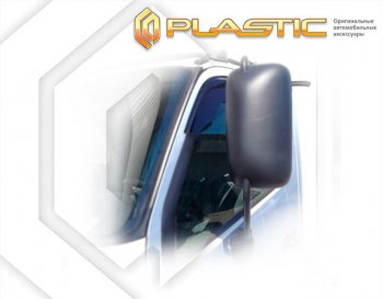 Дефлектора окон (с 2018 года, широкая кабина) CA-Plastic Hino 300 (2010-2025) (Classic полупрозрачный)