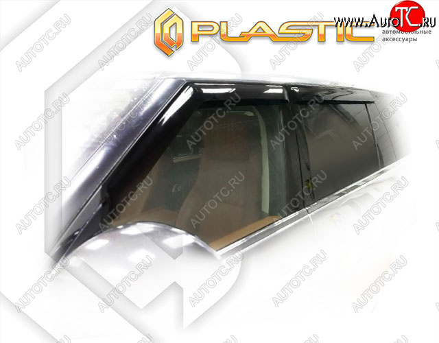 2 079 р. Дефлектора окон (на Long версию)CA-Plastic  Land Rover Range Rover  4 L405 (2012-2022) дорестайлинг, рестайлинг (Classic полупрозрачный)  с доставкой в г. Воронеж