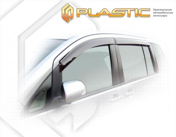 2 969 р. Дефлектора окон CA-Plastic Toyota Isis XM10 2-ой рестайлинг (2009-2017) (серия Classic полупрозрачный, Без хром. молдинга)  с доставкой в г. Воронеж. Увеличить фотографию 2