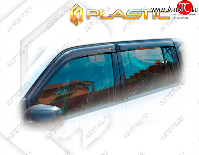 1 999 р. Дефлектора окон CA-Plastic Toyota Succeed XP50,XP160 рестайлинг (2014-2020) (Classic полупрозрачный, Без хром. молдинга, Крепление только на скотч)  с доставкой в г. Воронеж
