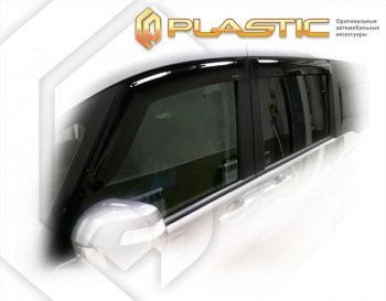 2 079 р. Дефлектора окон CA-Plastic  Honda StepWagon  5 RP1,RP2, RP3, RP4, RP5 (2017-2022)  минивэн рестайлинг (серия Classic полупрозрачный)  с доставкой в г. Воронеж. Увеличить фотографию 2
