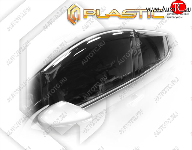 1 999 р. Дефлектора окон CA-Plastic Nissan Leaf 2 (ZE1) (2017-2025) (серия Classic полупрозрачный)  с доставкой в г. Воронеж