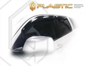 2 079 р. Дефлектора окон CA-Plastic  Toyota Sequoia (2007-2017) XK60 дорестайлинг (серия Classic полупрозрачный)  с доставкой в г. Воронеж. Увеличить фотографию 2