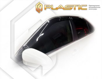 1 999 р. Дефлектора окон (Американская версия) CA-Plastic Toyota Camry XV55 2-ой рестайлинг (2017-2018) (серия Classic полупрозрачный, Без хром. молдинга)  с доставкой в г. Воронеж. Увеличить фотографию 2