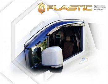 1 899 р. Дефлектора окон CA-Plastic  Toyota Hiace  H300 (2019-2025) минивэн дорестайлинг (серия Classic полупрозрачный)  с доставкой в г. Воронеж. Увеличить фотографию 2