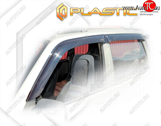 2 159 р. Дефлектора окон CA-Plastic  Лада 2123 (Нива Шевроле) (2020-2021) 2 рестайлинг (Classic полупрозрачный, Без хром. молдинга)  с доставкой в г. Воронеж
