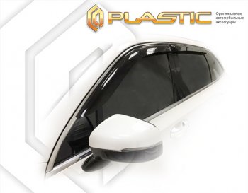 1 999 р. Дефлектора окон (рынок РФ) CA-Plastic KIA Sorento MQ4 (2020-2022) (серия Classic полупрозрачный, Без хром. молдинга)  с доставкой в г. Воронеж. Увеличить фотографию 2