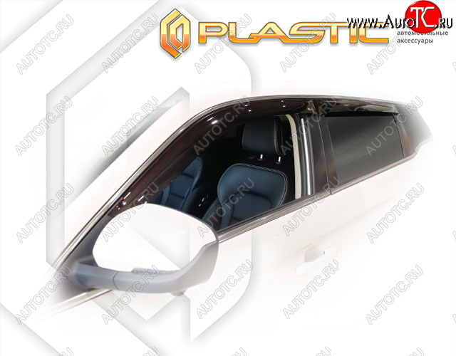 2 099 р. Ветровики дверей CA-Plastic Geely Atlas Pro NL3 (2019-2025) (Classic полупрозрачный)  с доставкой в г. Воронеж