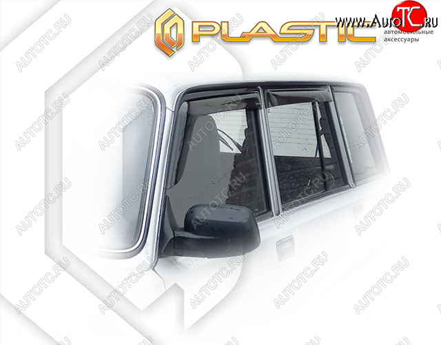 1 839 р. Дефлектора окон CA-Plastic Лада 2104 (1984-2012) (Classic полупрозрачный)  с доставкой в г. Воронеж
