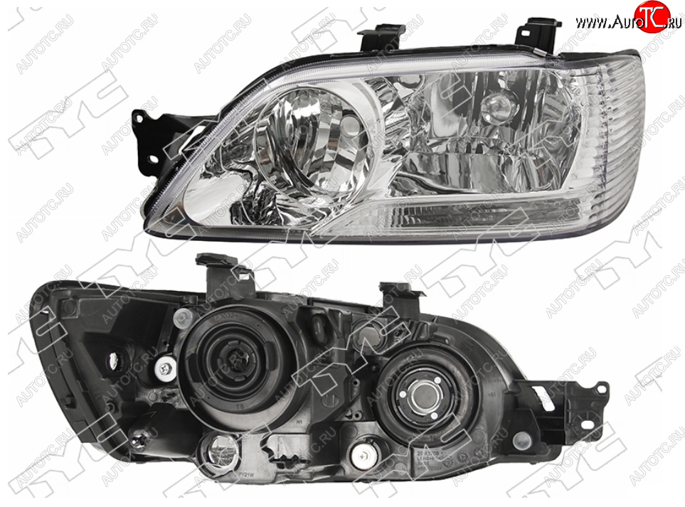 9 599 р. Левая фара (под 2 лампочки) TYC  Mitsubishi Lancer Cedia  9 (2000-2003) CS универсал  с доставкой в г. Воронеж
