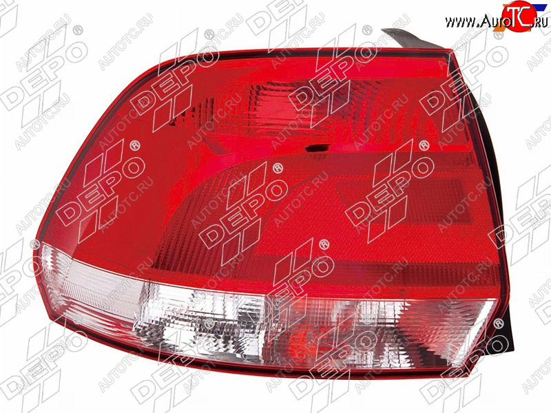 4 599 р. Левый фонарь задний DEPO Volkswagen Polo 5 седан дорестайлинг (2009-2015)  с доставкой в г. Воронеж