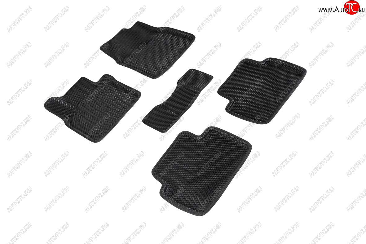 5 399 р. Коврики в салон EVA (3D, ромб, чёрные) Seintex  Mazda CX-30  1 DM (2019-2025)  с доставкой в г. Воронеж