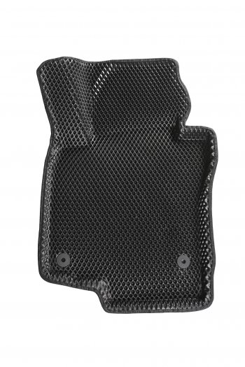 5 699 р. Коврики в салон EVA (3D, ромб, чёрные) Seintex Seat Leon 1P хэтчбэк 5 дв. дорестайлинг (2005-2009)  с доставкой в г. Воронеж. Увеличить фотографию 2
