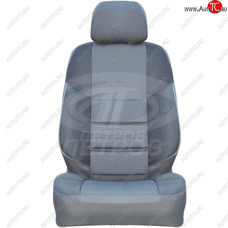 3 999 р. Чехлы сидений (экокожа-жаккард) Петров А10  Toyota RAV4  XA40 (2012-2019) 5 дв. дорестайлинг, 5 дв. рестайлинг (Серый)  с доставкой в г. Воронеж