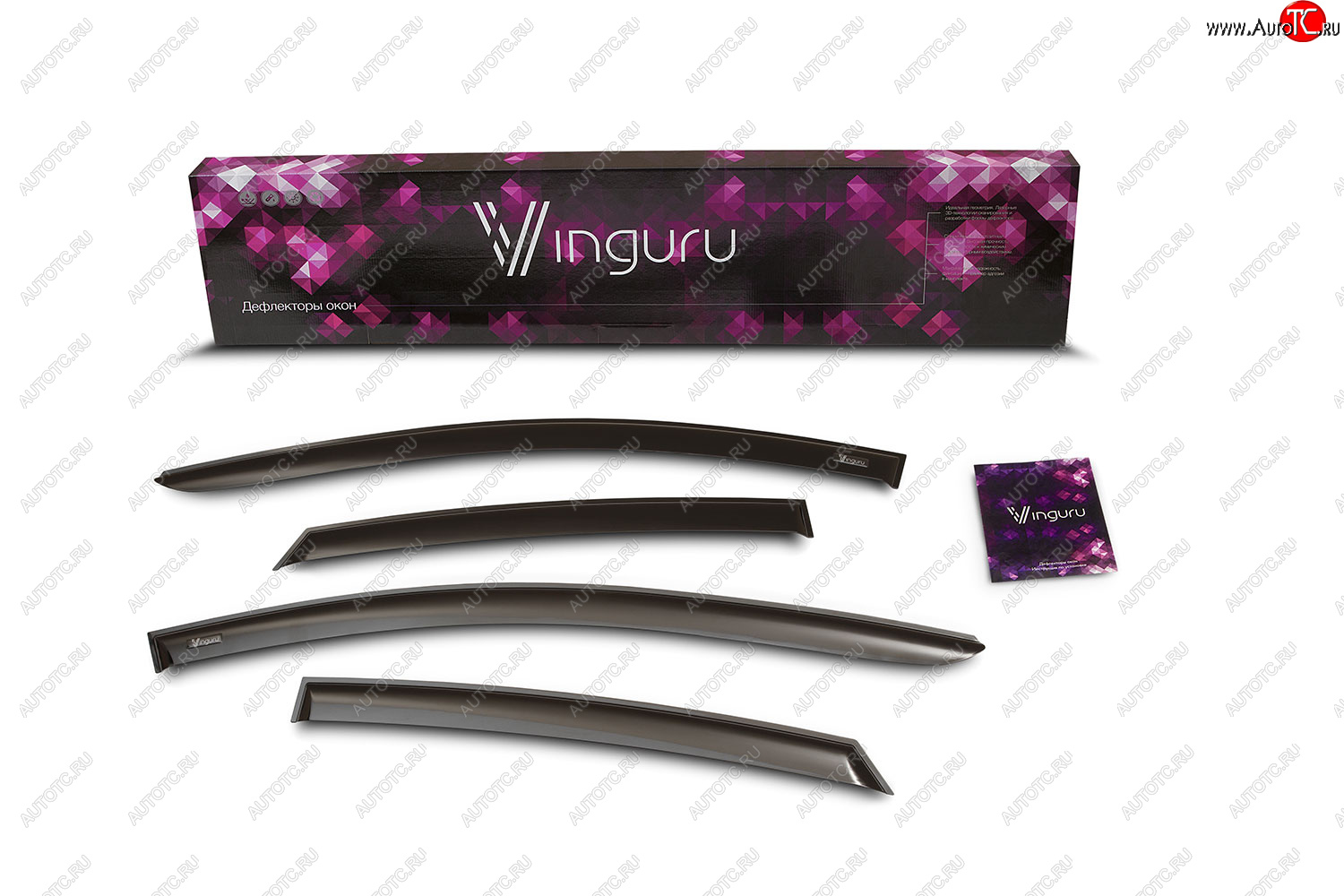 3 269 р. Дефлекторы окон Vinguru Chery Amulet (Corda) A15 лифтбэк (2003-2010)  с доставкой в г. Воронеж