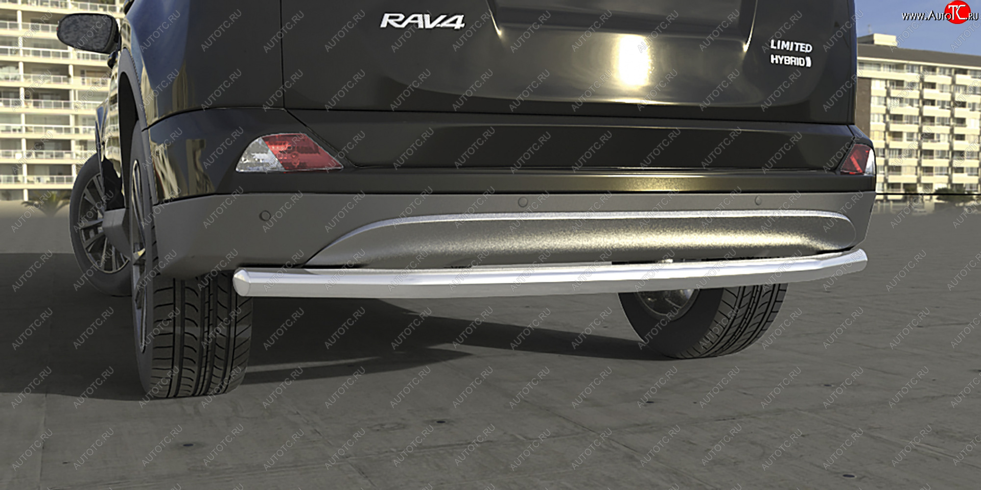 27 599 р. Защита заднего бампера (диаметр 57 мм) Arbori  Toyota RAV4  XA40 (2015-2019) 5 дв. рестайлинг  с доставкой в г. Воронеж
