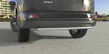 Защита заднего бампера (диаметр 57 мм) Arbori Toyota RAV4  XA40 (2015-2019) 5 дв. рестайлинг