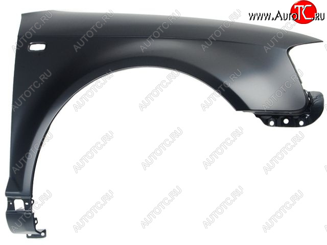 4 899 р. Правое крыло переднее (с отверстием под повторитель поворота, Тайвань) BodyParts  Audi A3 ( 8P1 хэтчбэк 3 дв.,  8PA хэтчбэк 5 дв.) (2004-2013) 1-ый рестайлинг, 2-ой рестайлинг, 3 рестайлинг, 3-ий рестайлинг (Неокрашенное)  с доставкой в г. Воронеж