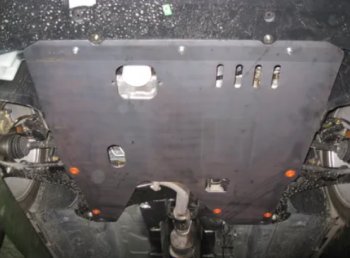Защита картера двигателя и КПП (V-1,6) Alfeco Chery M11  A3 (2008-2017) хэтчбэк, седан (Алюминий 4 мм)