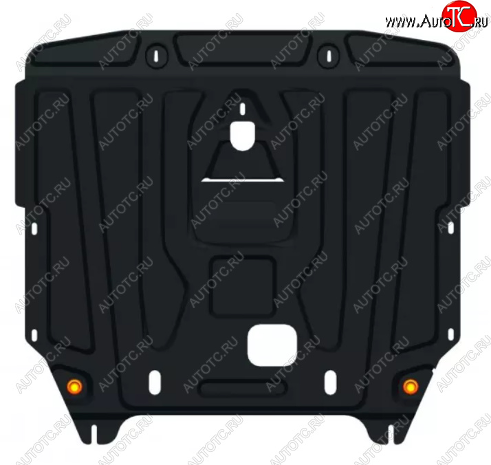 5 699 р. Защита картера двигателя (V-2,5D MT) Alfeco  Dong Feng Rich 6 (2021-2025) DoubleCab рестайлинг (Алюминий 3 мм)  с доставкой в г. Воронеж