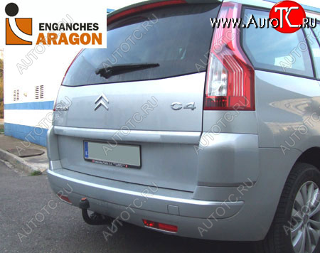 5 249 р. ТСУ для CITROEN C4 Picasso  Grand Picasso 2006-02013, PEUGEOT 5008 2009-2017, PEUGEOT 5008 AdBlue 2010-2017, Тип шара: Горизонтальный, условно-съемны Aragon e1220aa  с доставкой в г. Воронеж