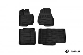 Коврики салона Element 3D (3 Supercab, ext. cab) Ford F 150 P552 пикап дорестайлинг (2014-2016) (черный)