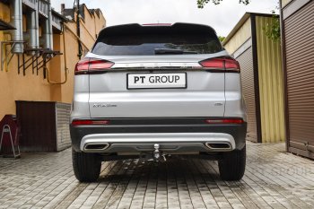 14 589 р. Фаркоп (съемный квадрат) Petroil Tuning  Geely Atlas Pro  NL3 (2019-2025)  с доставкой в г. Воронеж. Увеличить фотографию 3