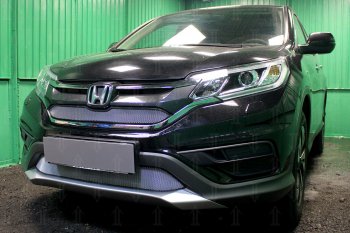 3 079 р.           Защита радиатора Honda CR-V IV 2015-2017 2.0 chrome низ  Honda CR-V  RM1,RM3,RM4 (2014-2018) рестайлинг (хром)  с доставкой в г. Воронеж. Увеличить фотографию 1