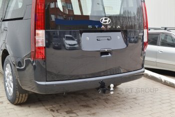 22 459 р. Фаркоп (съемный квадрат) Petroil Tuning  Hyundai Staria  US4 (2021-2022)  с доставкой в г. Воронеж. Увеличить фотографию 6