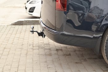 22 459 р. Фаркоп (съемный квадрат) Petroil Tuning  Hyundai Staria  US4 (2021-2022)  с доставкой в г. Воронеж. Увеличить фотографию 7
