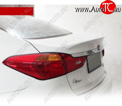2 399 р. Лип спойлер Утиный хвост M-VRS KIA Cerato 3 YD рестайлинг седан (2016-2019)  с доставкой в г. Воронеж