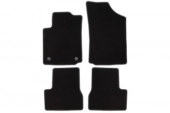 Коврики салона (текстиль) Klever Econom CITROEN C3 FC/FN хэтчбэк (2002-2009) (Чёрные)