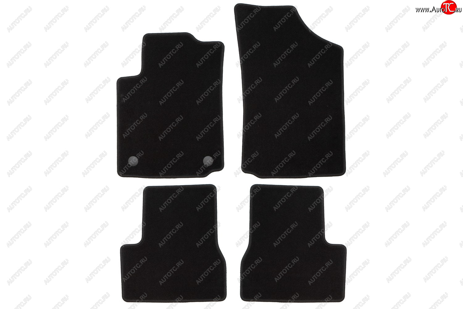 399 р. Коврики салона (текстиль) Klever Econom CITROEN C3 FC/FN хэтчбэк (2002-2009) (Чёрные)  с доставкой в г. Воронеж