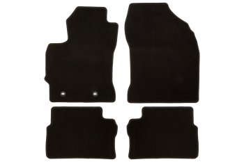 Коврики в салон Klever Econom TOYOTA Auris АКПП 2012-2015, 2015-2018, хб., 4 шт. (текстиль) Тойота Аурис Toyota Auris E180 хэтчбэк 5 дв. рестайлинг (2015-2018) (Чёрные)