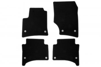 Коврики салона (текстиль) Klever Econom Volkswagen Touareg GP рестайлинг (2006-2010) (Чёрные)